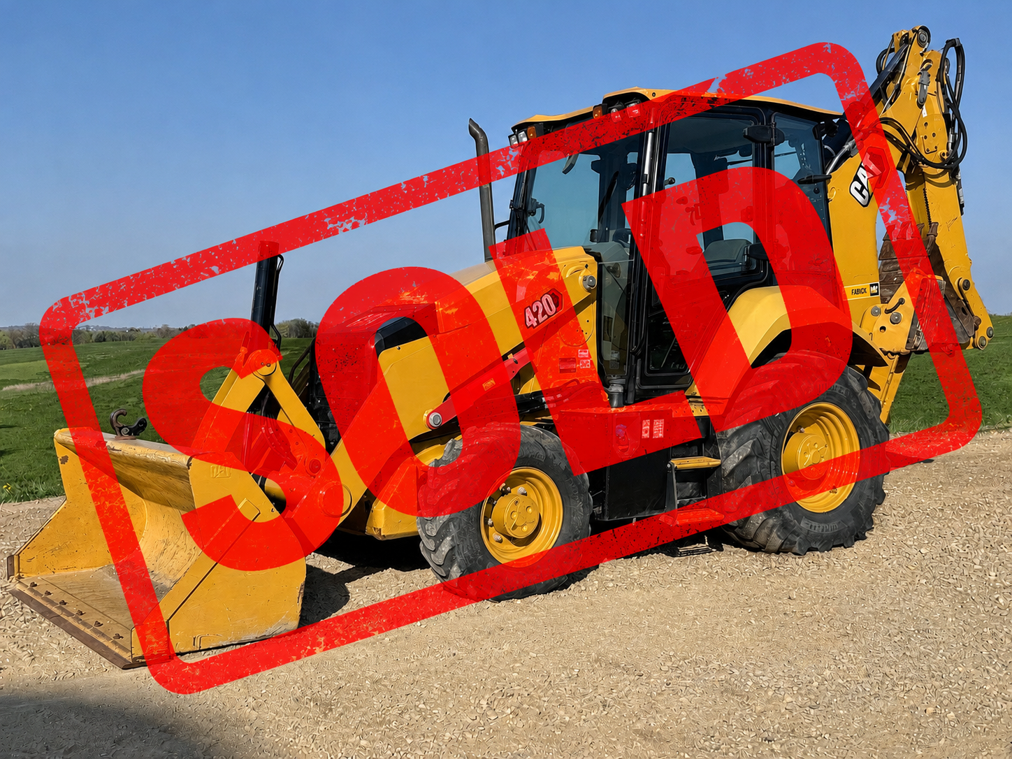 2021 Caterpillar 420 Loader Backhoe